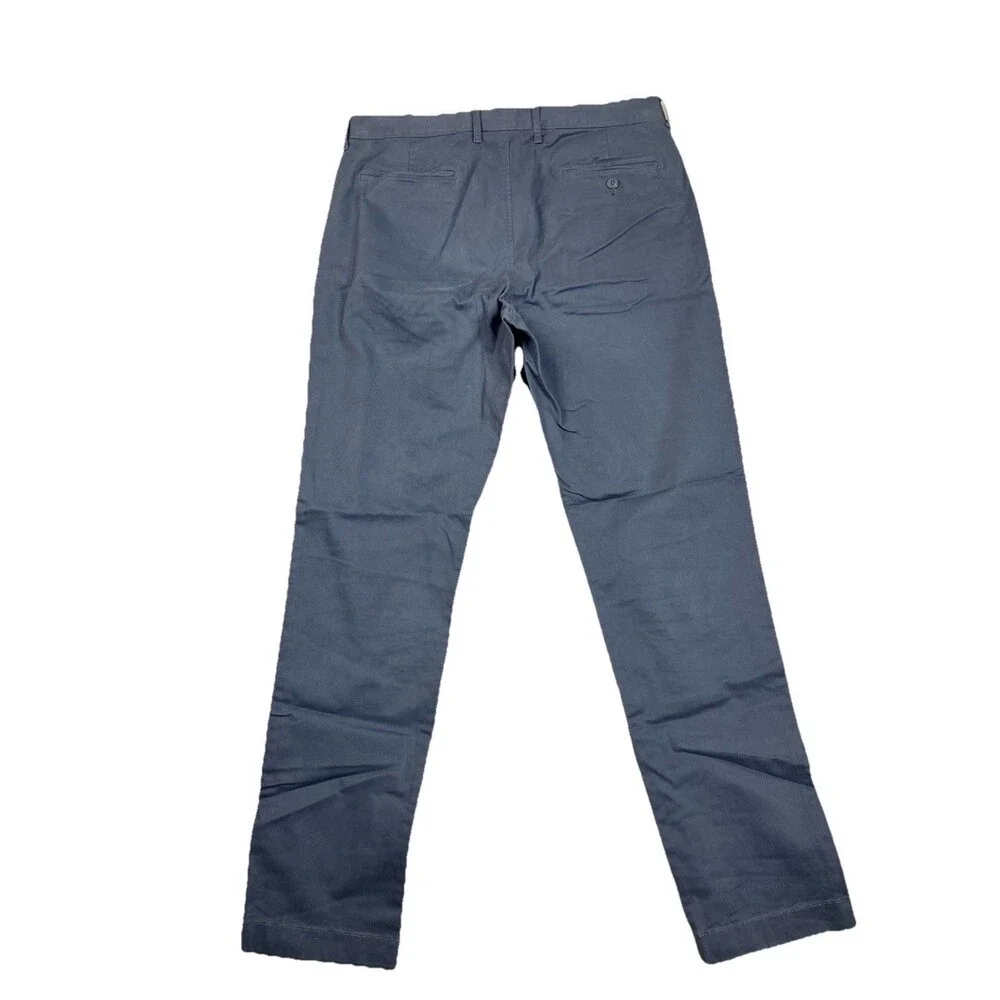 J.Crew 770 Straight Fit Stretch Chino Pants Men 34x34 Blue Classic Casual AR886